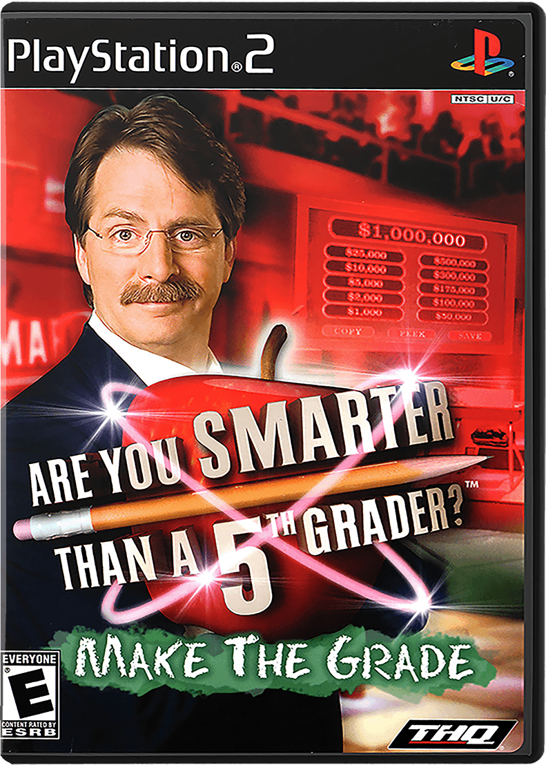 Are You Smarter Than A 5th Grader? Make the Grade box art for Playstation 2